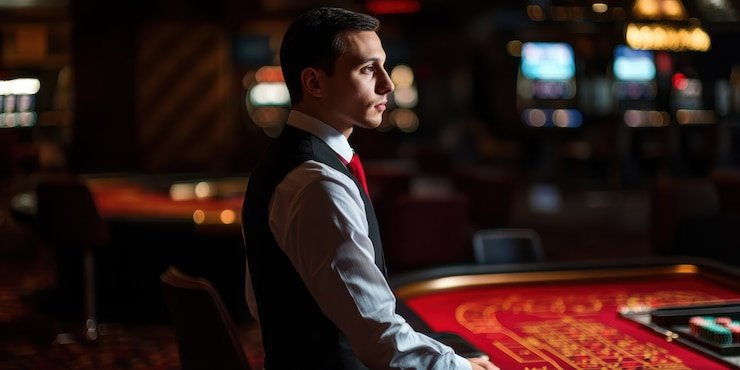 Antarmuka banjar4d menampilkan tiga kategori utama—Sportsbook, Kasino Langsung, dan Slot—dari halaman beranda
